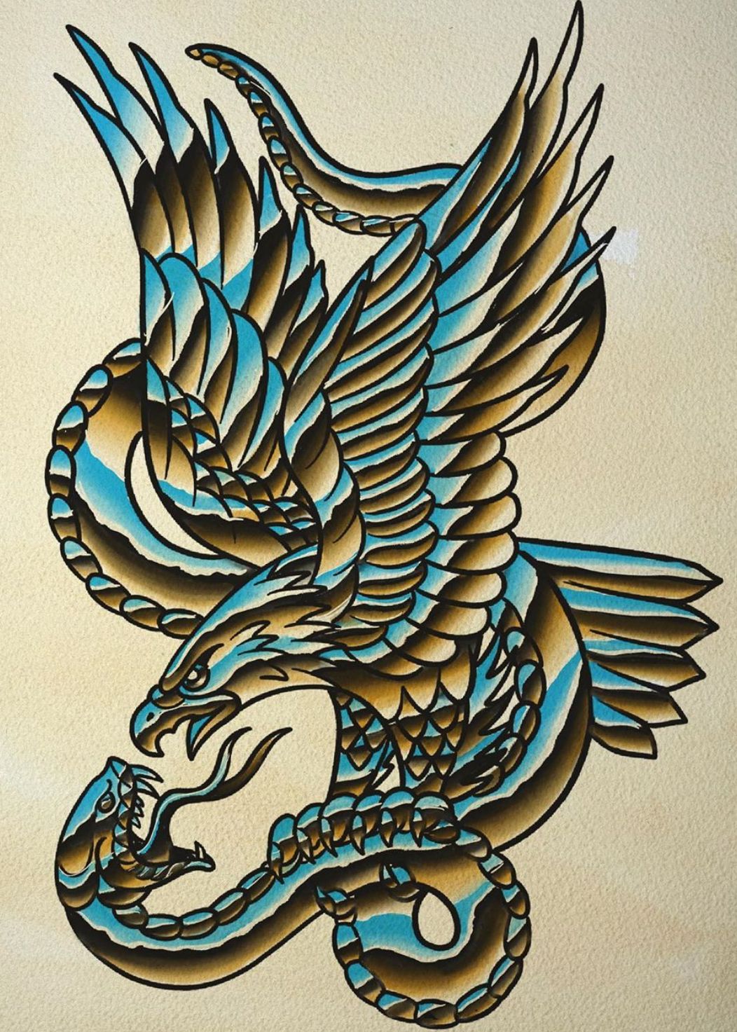 American traditional tattoo